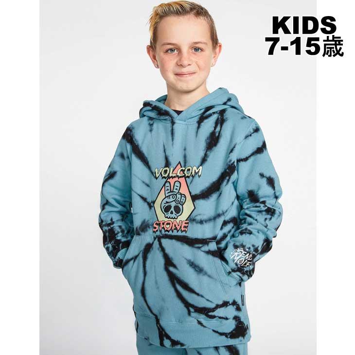 ボルコム VOLCOM キッズ パーカー 2022秋冬  BIG BOYS CAIDEN DYE PO プルオーバー  C4132230｜fleaboardshop｜02