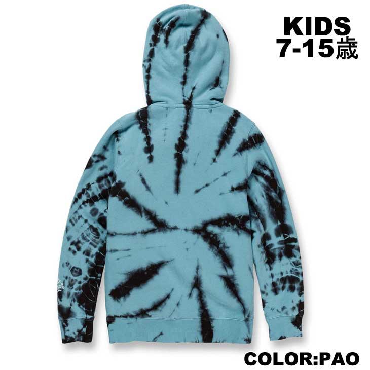 VOLCOM ボルコム キッズ パーカー 2022秋冬 BIG BOYS CAIDEN DYE