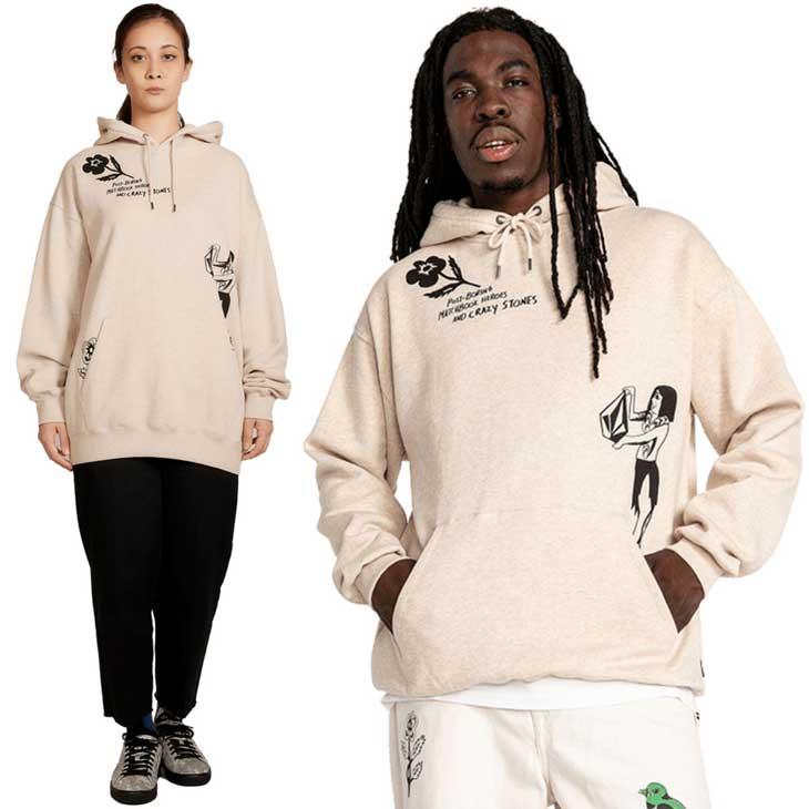 ボルコムパーカー5000円になります VOLCOM（ボルコム） メンズ パーカー 2022秋冬 FA BOB MOLLEMA PO