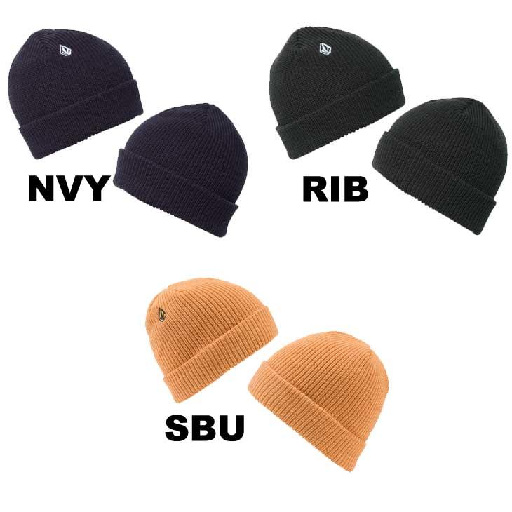 STONE  FULL RIB RWS WOOL ビーニー ニット帽 VOLCOM ボルコム 2022秋冬 メンズ ニット帽 ビーニー FULL STONE