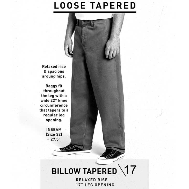 ボルコム VOLCOM メンズ パンツ 2022秋冬  BILLOW TAPERED テーパードパンツ  A1932200 ship1｜fleaboardshop｜02