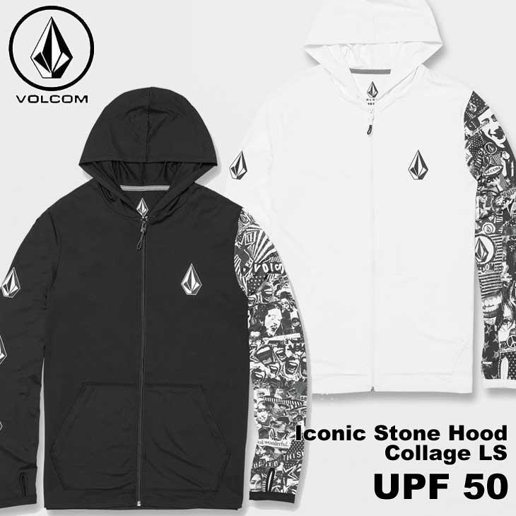 ボルコム VOLCOM ラッシュガード メンズ ICONIC STONE HOOD COLLAGE LS フーディー 23vsu ...