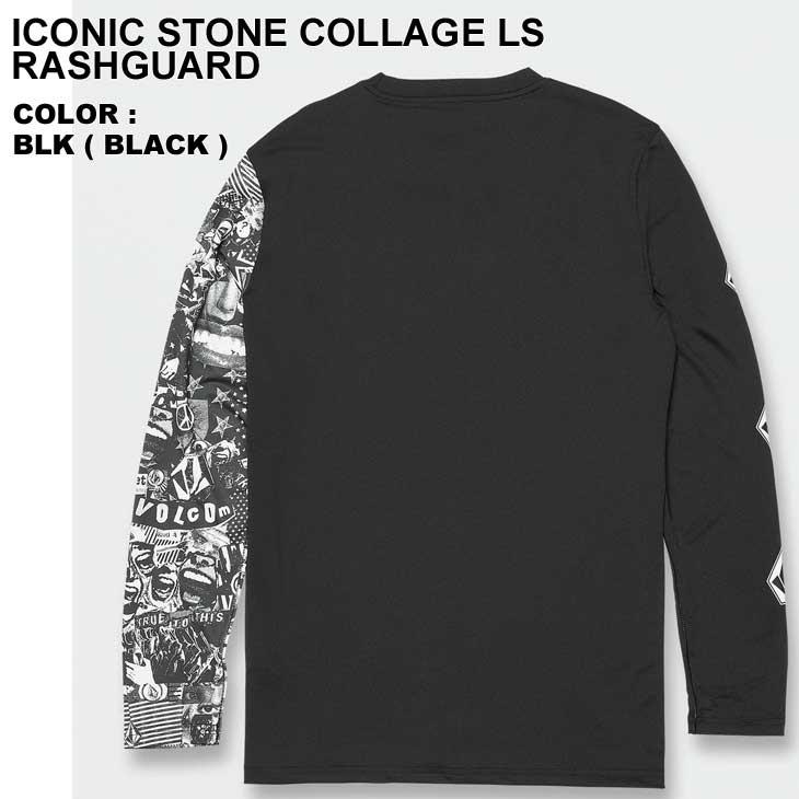 VOLCOM ボルコム ラッシュガード 長袖 メンズ 2023春夏 ICONIC STONE COLLAGE LS 23vsu ...