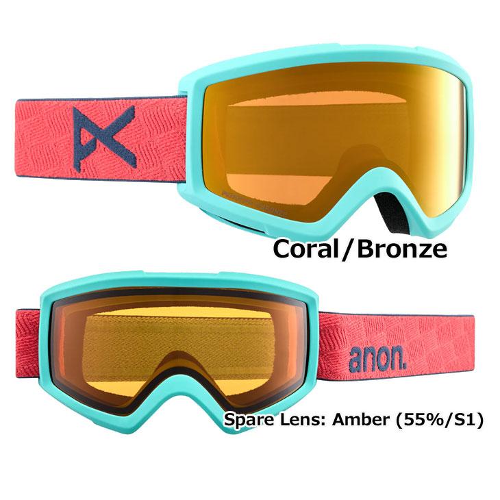 2324 anon アノン ゴーグル Helix 2.0 Goggles Low Bridge Fit ヘリックス スペアレンズ付き