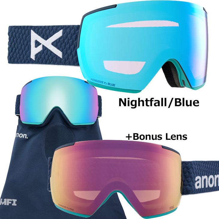 23-24 anon アノン ゴーグル  M5 Goggles Low Bridge Fit  フェイスマスク スペアレンズ付き  ship1｜fleaboardshop｜05