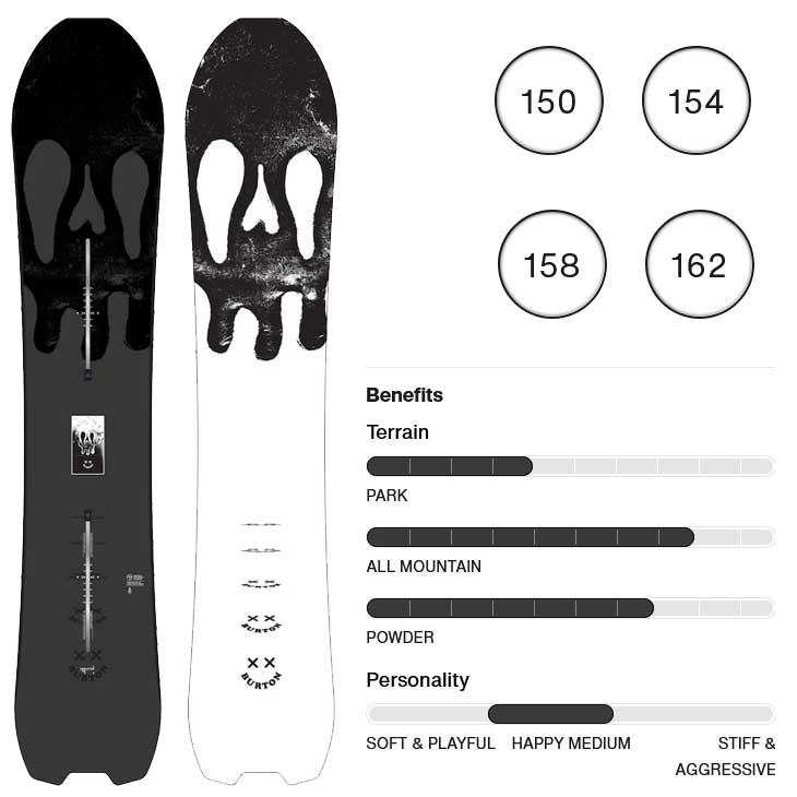 BURTON 23-24 バートン スノーボード Men's Skeleton Key BURTON 23-24 バートン スノーボード Men's Skeleton Key