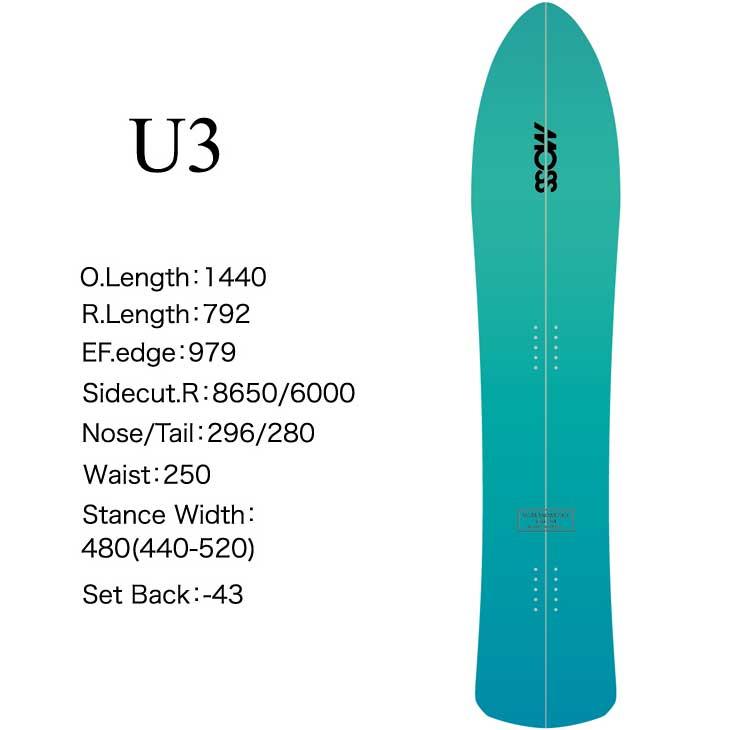 モス 23-24 MOSS SNOWSTICK スノースティック スノーボード U3 ship1