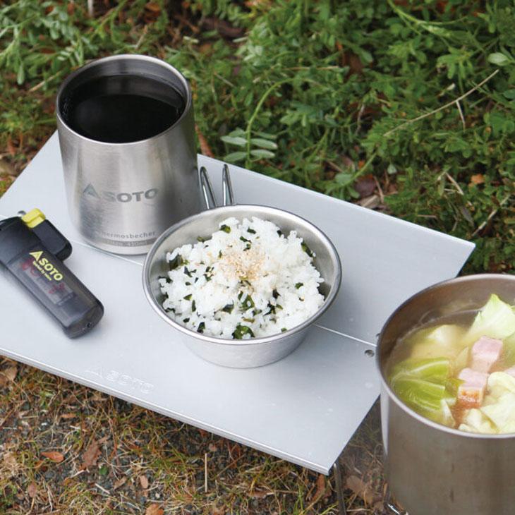 SOTO. A 4ハーフサイズテーブル SOTO ソト クッキングツール 調理器具 A4ハーフサイズに小さくたためる