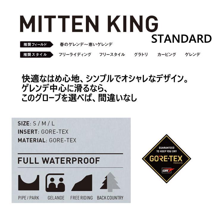 MITTEN KING GORE-TEX ミトン Sサイズ REW 23-24 VOLUME GLOVES グローブ ミトン MITTEN KING STANDARD MODEL