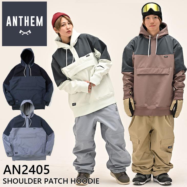 REW 24-25 ANTHEM アンセム ウェアー SHOULDER PATCH HOODIE AN2405 撥