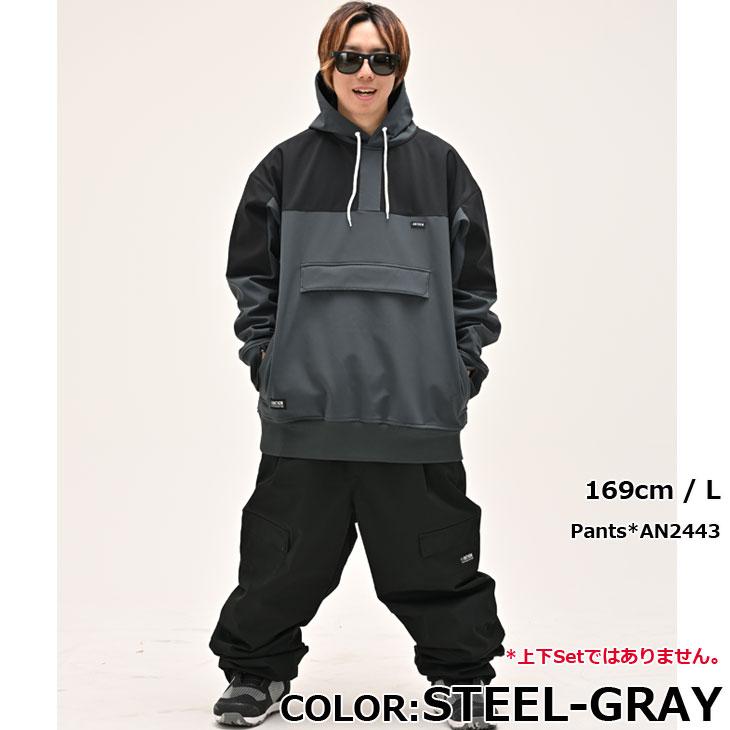 REW 24-25 ANTHEM アンセム ウェアー SHOULDER PATCH HOODIE AN2405 撥