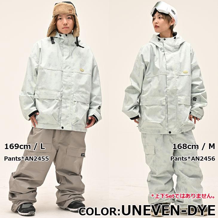 アンセムANTHEM 24-25ジャケットとビブパンツセットLサイズ REW 24-25 ANTHEM アンセム ウェアー パンツ THUGRIDE BIB AN2434
