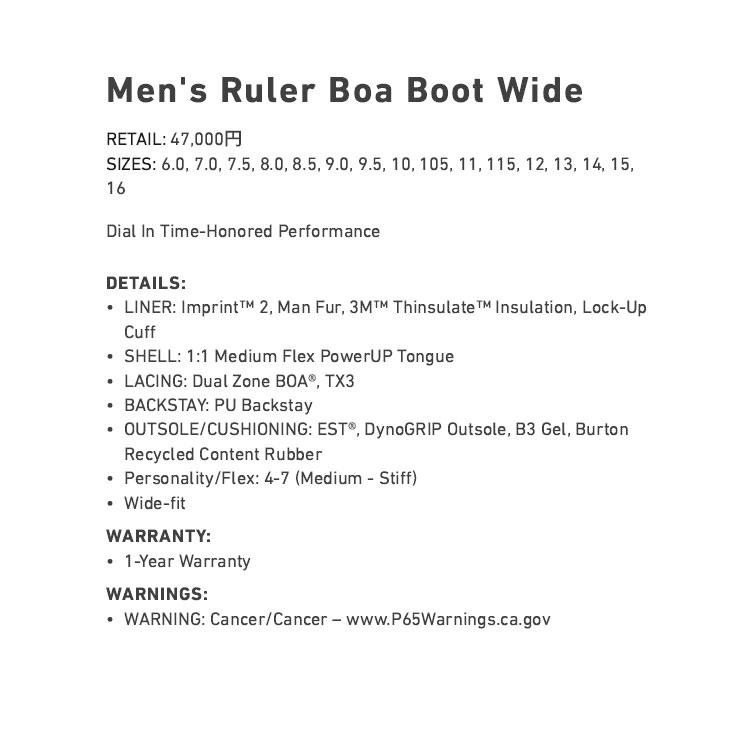 BURTON（バートン） 24-25 BURTON スノーボード ブーツ メンズ Men's