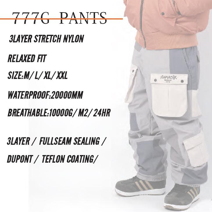 NOMADIX 24-25 NOMADIK ノマディック ウエアー 777G PANTS パンツ SNOW