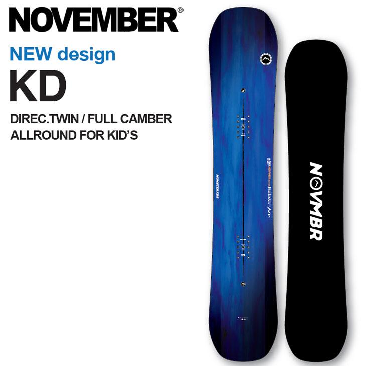 NOVEMBER KD 132cm 23-24 モデル NOVEMBER ノベンバー スノーボード 板 キッズ ユース KD 23-24