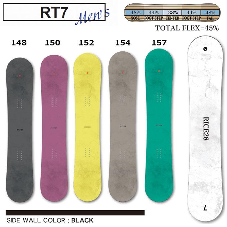 RICE28スノボ板 148 定番RT7 23-24 RICE28(ﾗｲｽﾄｩｴﾝﾃｨｰｴｲﾄ) / RT7