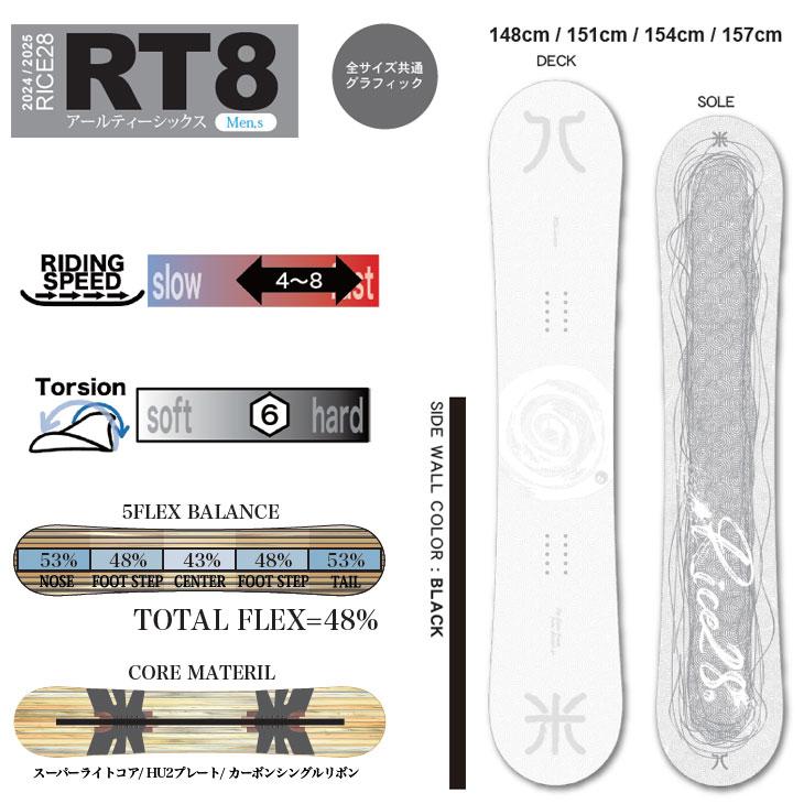 OGASAKA（オガサカ） 24-25 RICE28 ライス スノーボード RT8 アール 