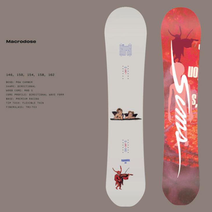 SIMS 24-25 SIMS シムス スノーボード 板 Macrodose マクロドース