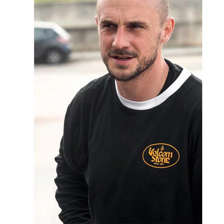 VOLCOM（ボルコム） VOLCOM Tシャツ 長袖 LS 2024秋冬 ロンT Cognac