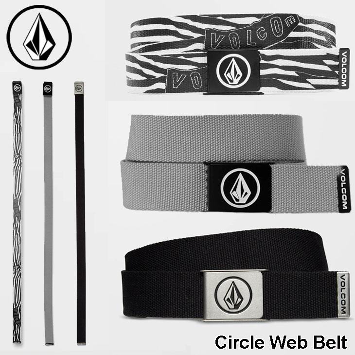 VOLCOM（ボルコム） ベルト 2024春夏 Circle Web Belt ウェブベルト