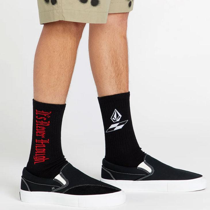 ボルコム VOLCOM ソックス 靴下 2024春夏  Schroff X Volcom Sock  D6322400｜fleaboardshop｜03