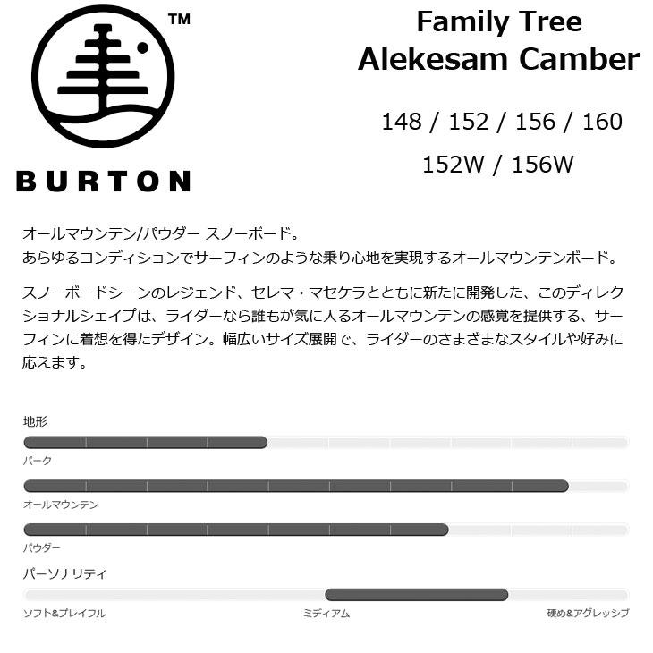 BURTON（バートン） 25-26 BURTON スノーボード Family Tree Alekesam