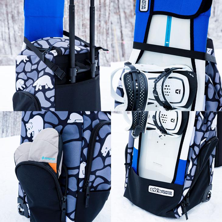 eb's 25-26 ebs エビス スノボ バッグ CONTAINER WHEEL コンテナ