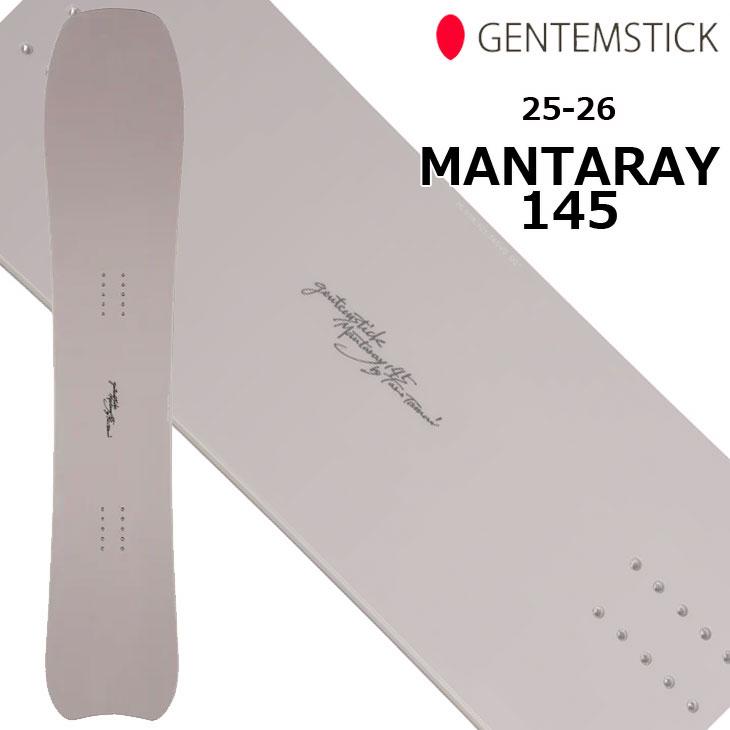 スノーボード gentemstick mantaray 145 NIDECKER（ナイデッカー） 25-26 GENTEMSTICK ゲンテンスティック