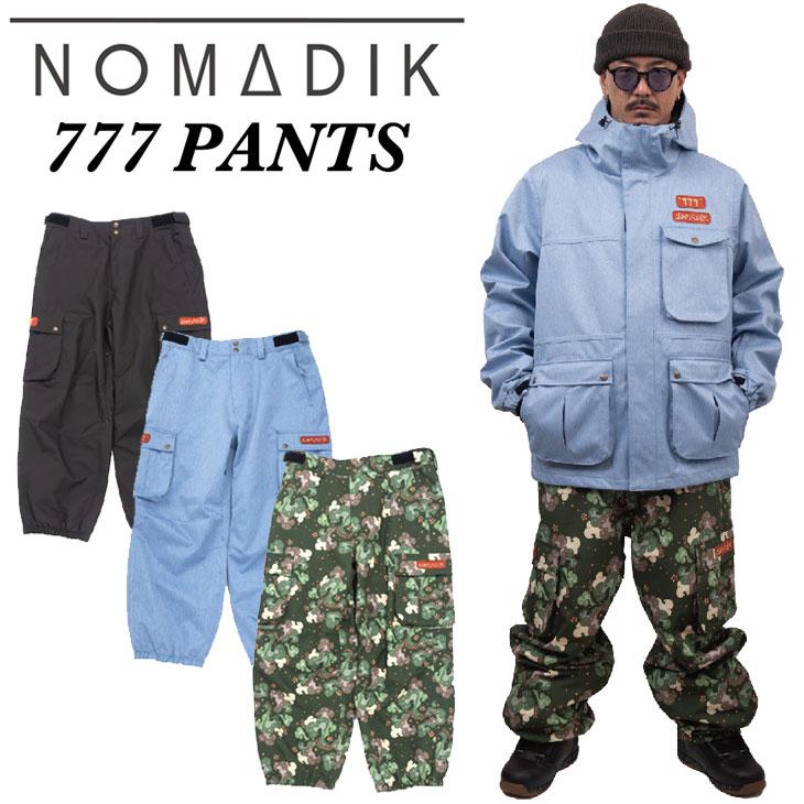 25-26 NOMADIK ノマディック スノボ ウェアー 777 PANTS パンツ 國母