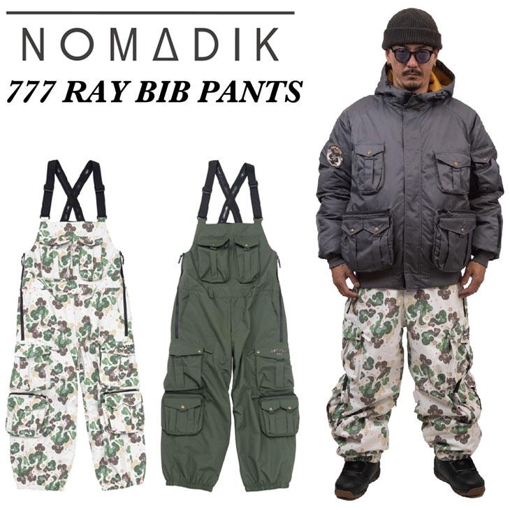 25-26 NOMADIK ノマディック スノボ ウェアー 777 RAY BIB PANTS