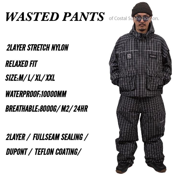25-26 NOMADIK ノマディック スノボ ウェアー WASTED PANTS パンツ 國