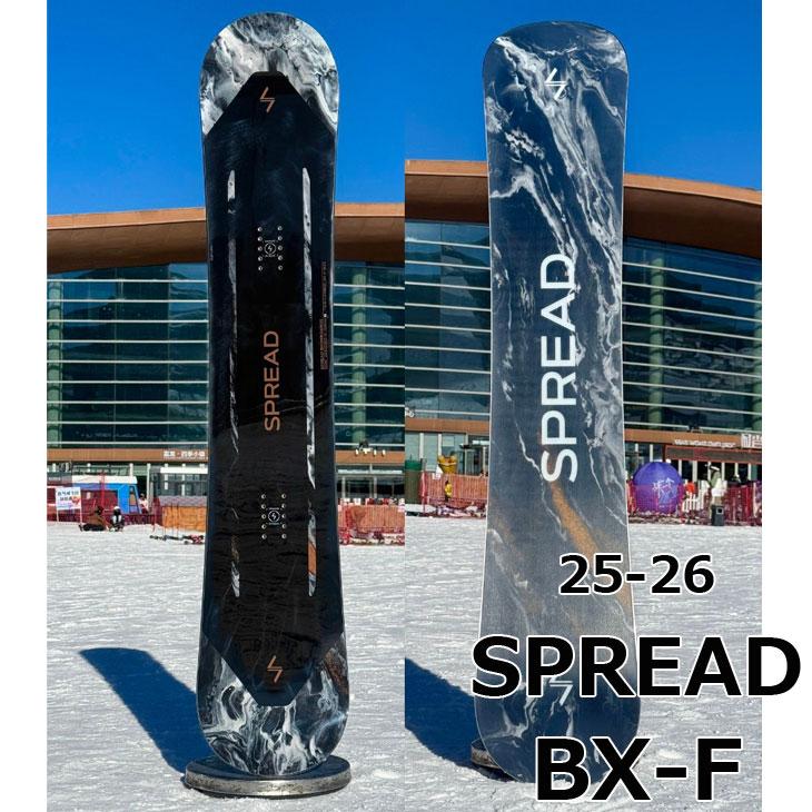 【新品未使用】SPREAD BX-F 25-26スノーボード150cmワックス済 NIDECKER（ナイデッカー） 25-26 SPREAD スプレッド BX-F ビーエックス