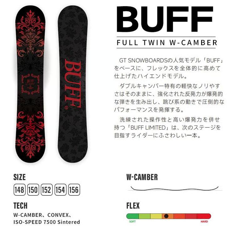 26-27 GT snowboards ジーティー スノーボード BUFF LIMITED バフ リミテッド こきっすん グラトリ  予約販売品 11月入荷予定 ship1_1