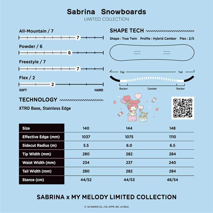 NIDECKER（ナイデッカー） 26-27 SABRINA LIMITED スノーボード