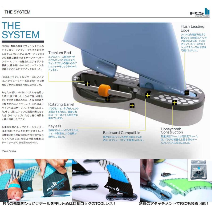 fcs2 フィン エフシーエス2 CARVER PC Carbon Tri Set PCカーボン New