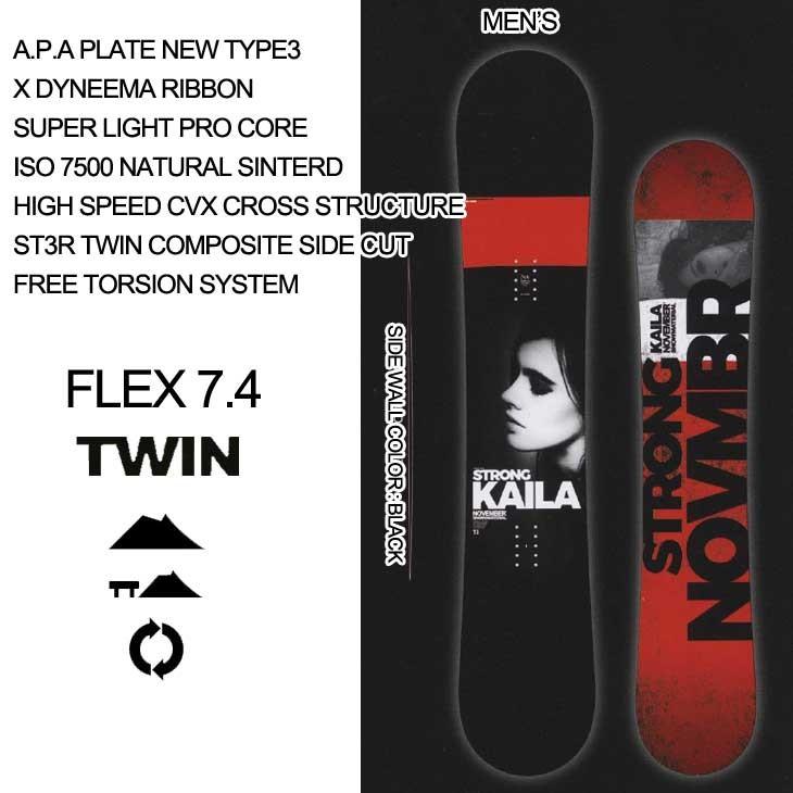 17-18 NOVEMBER kaila ノベンバー スノーボード KAILA カイラ メンズ  