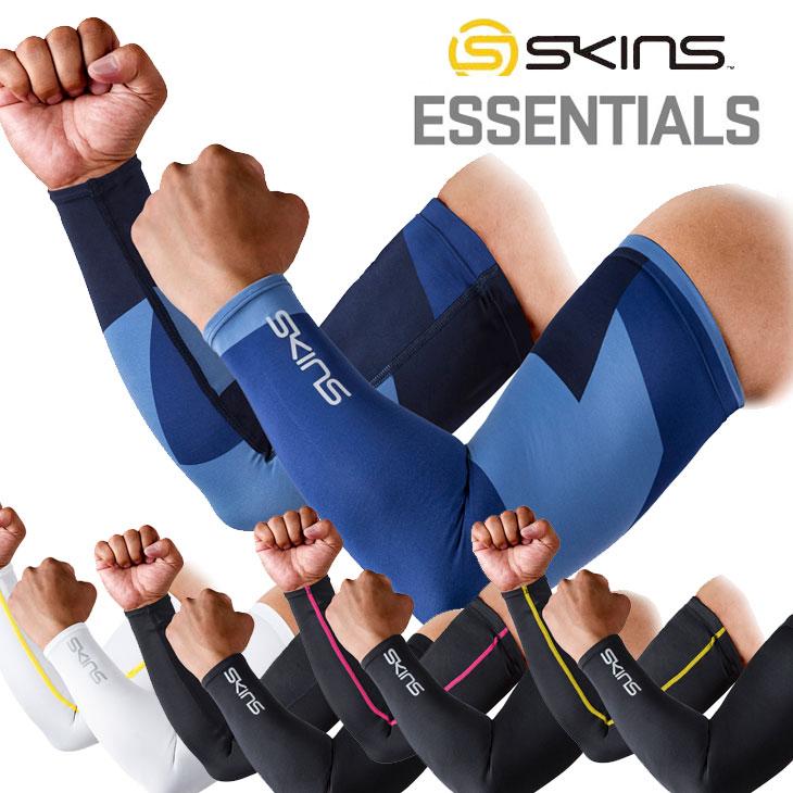 SKINS スキンズ アームカバー ESSENTIALS ユニセックス 市販 スポーツスリーブ 腕用 引出物 返品種別OUTLET 正規品