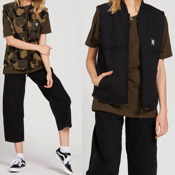 VOLCOM（ボルコム） メンズA.P.#2 Polar Vest リバーシブルベスト