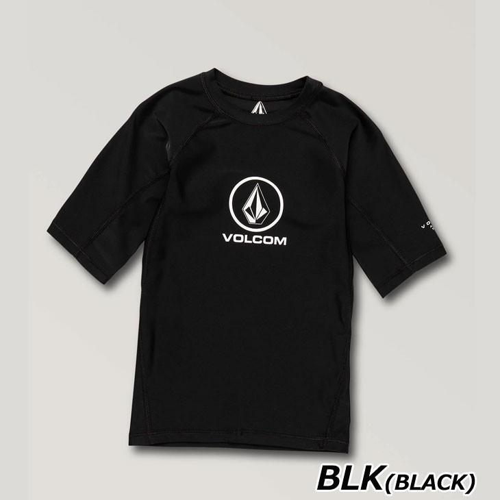 VOLCOM（ボルコム） キッズ ラッシュガード 半袖 Lido Solid S/S LY 3
