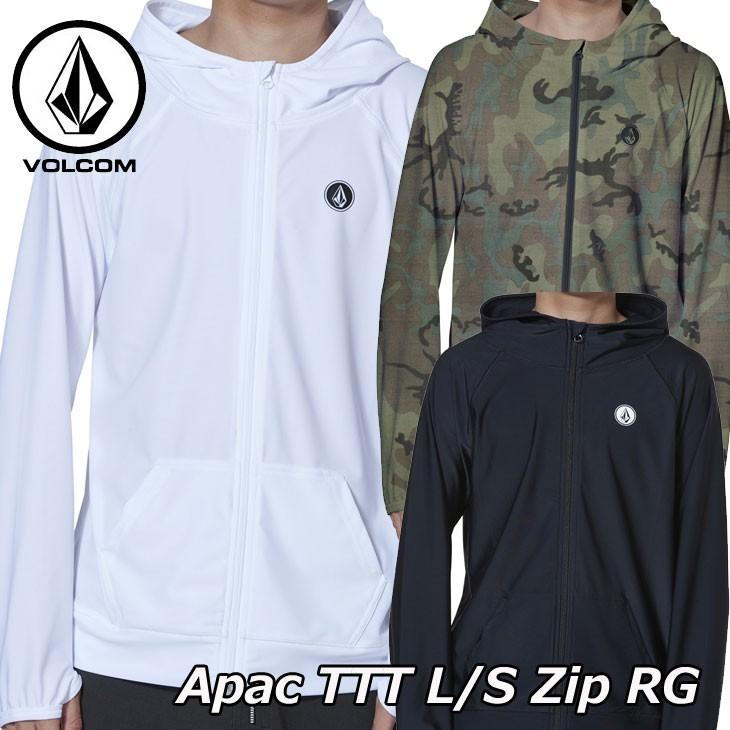 volcom ボルコム メンズ ラッシュガード 【Apac TTT L/S Zip RG】 Japan長袖 XIP フード N03119G0  【返品種別OUTLET】｜fleaboardshop