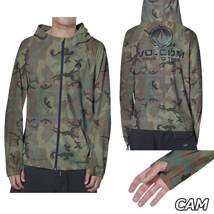 volcom - ボルコム ポーラテック フルジップ パーカ S M XLサイズ カモフラ VOLCOM volcom ボルコム メンズ ラッシュガード 【Apac TTT L/S