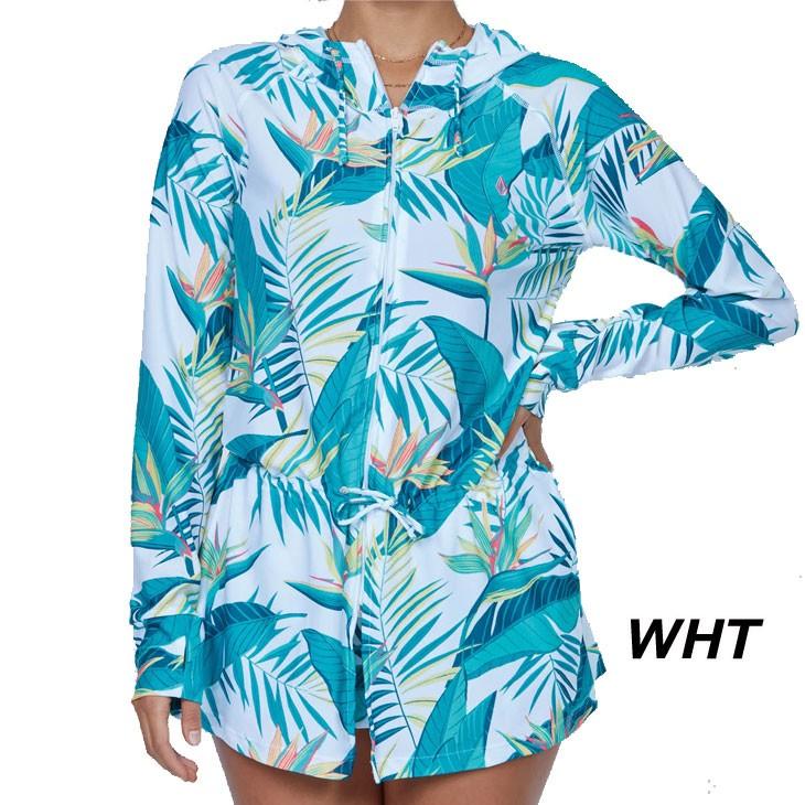 VOLCOM（ボルコム） レディース ラッシュガード VOL LONG RASH ZIP