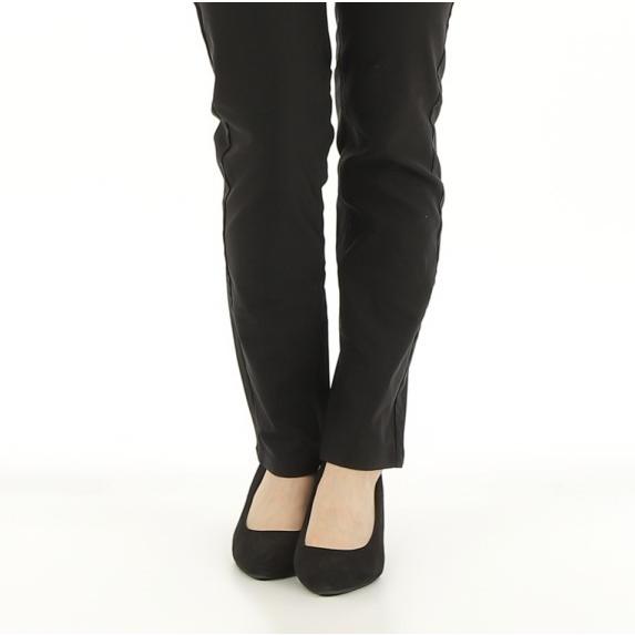 楽々暖かいストレッチ裏起毛イージー美脚パンツ レディース |  | 08