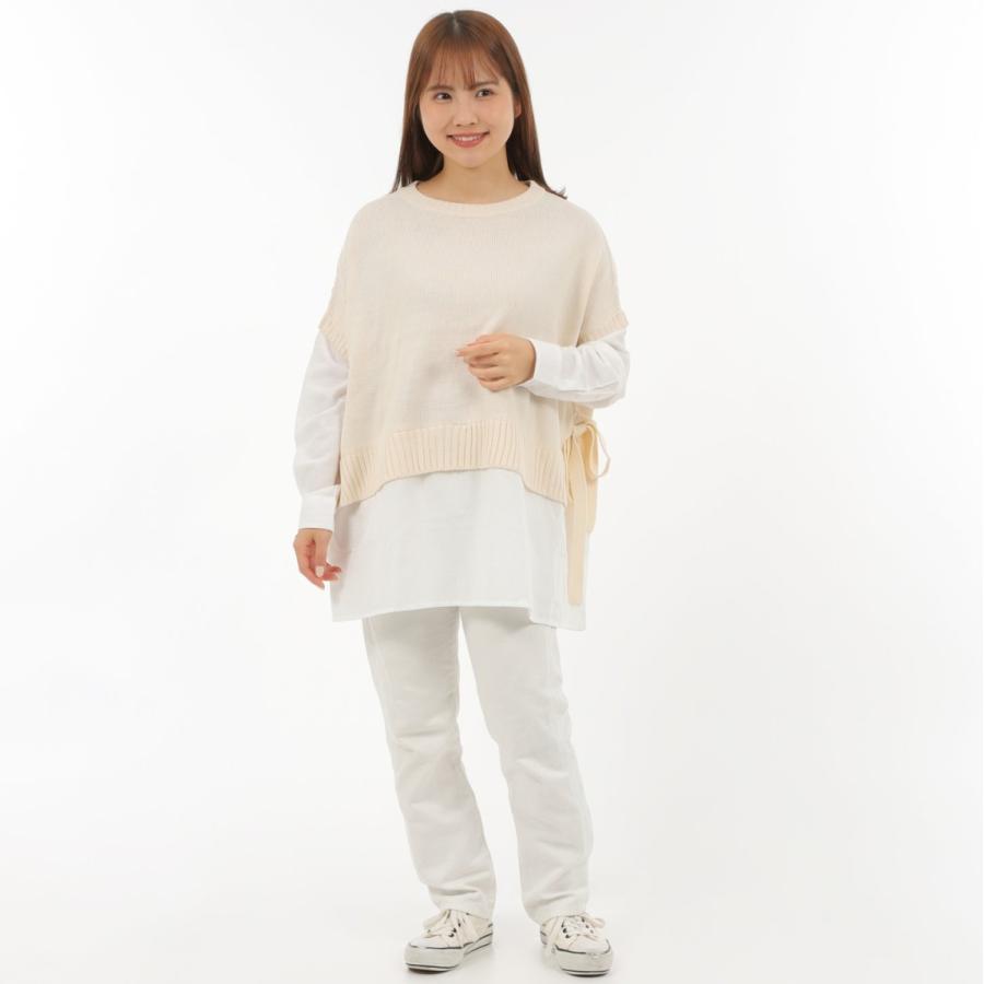 送料無料 1800円 ゆったり みせかけニット | 