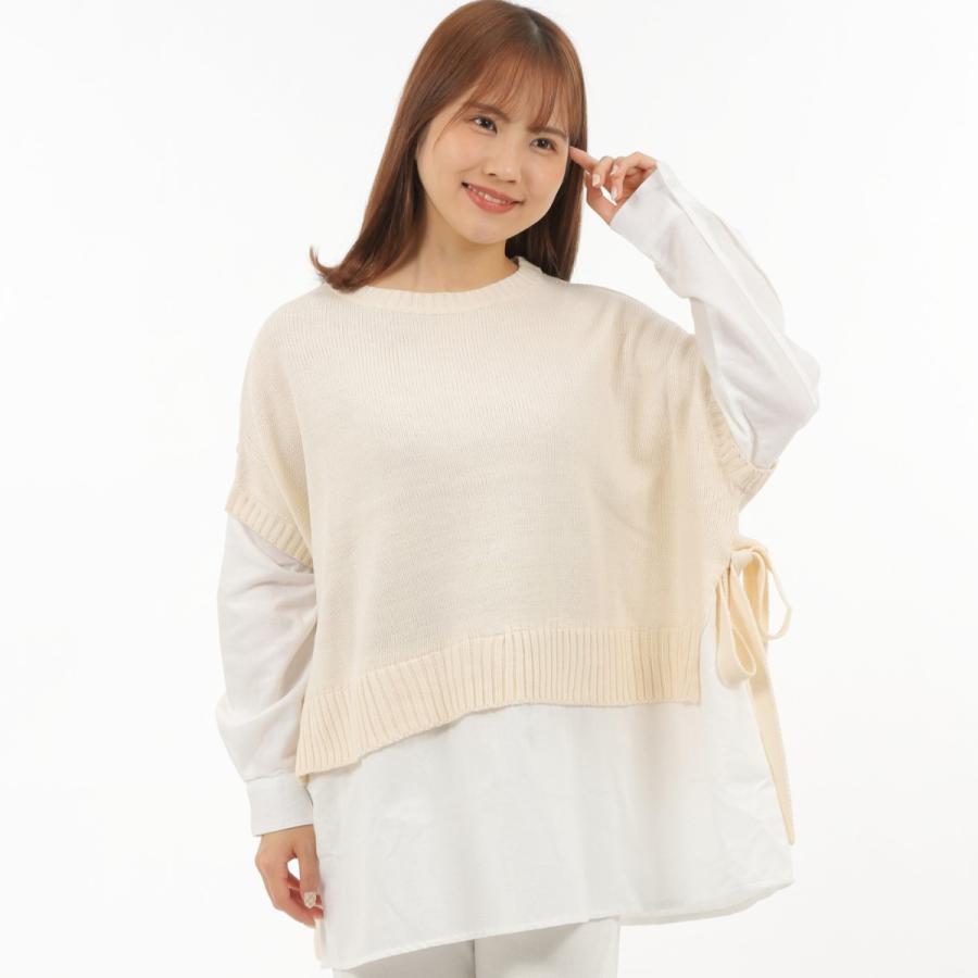 送料無料 1800円 ゆったり みせかけニット |  | 04