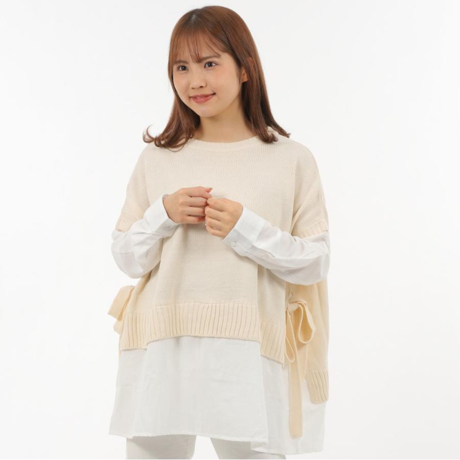 送料無料 1800円 ゆったり みせかけニット |  | 09