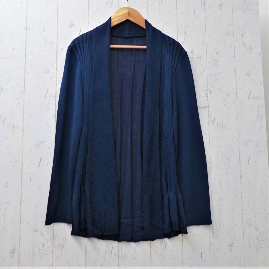 日本製トッパー カーディガン シルク混素材使用 ネイビー 紺 ベージュ ブルー ピンク 20代 30代 40代 50代 60代   長袖 ゆったり 春夏 母の日　 |  | 12