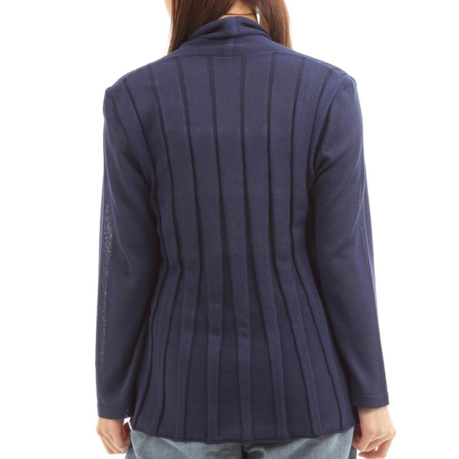 日本製トッパー カーディガン シルク混素材使用 ネイビー 紺 ベージュ ブルー ピンク 20代 30代 40代 50代 60代   長袖 ゆったり 春夏 母の日　 |  | 07