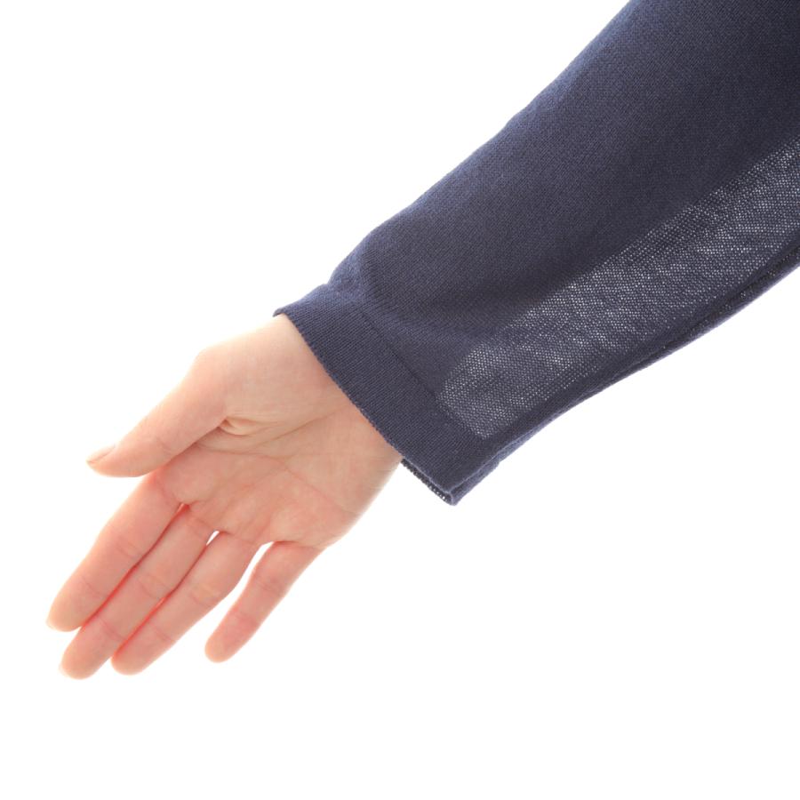 日本製トッパー カーディガン シルク混素材使用 ネイビー 紺 ベージュ ブルー ピンク 20代 30代 40代 50代 60代   長袖 ゆったり 春夏 母の日　 |  | 08