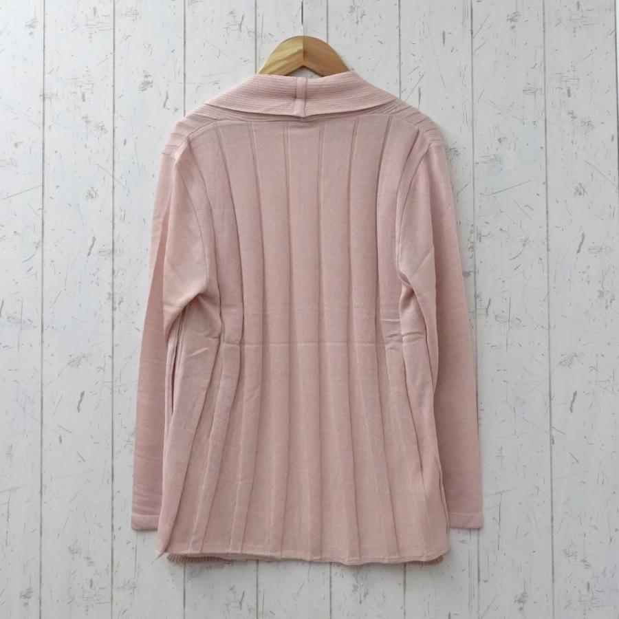 日本製トッパー カーディガン シルク混素材使用 ネイビー 紺 ベージュ ブルー ピンク 20代 30代 40代 50代 60代   長袖 ゆったり 春夏 母の日　 |  | 10